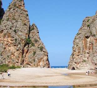 Der Canyon von Sa Calobra - Blick zur Bucht