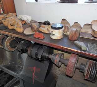 Die Schusterwerkstatt im Dörpmuseum Münkeboe
