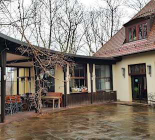 Links Wind-/Wetterschutz