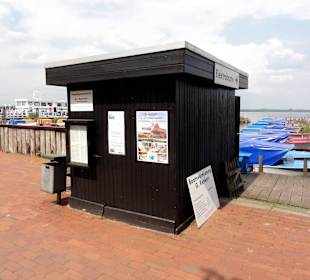 Büro des Bootsverleihs