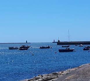 Ganz hinten mündet der Douro in den Atlantik