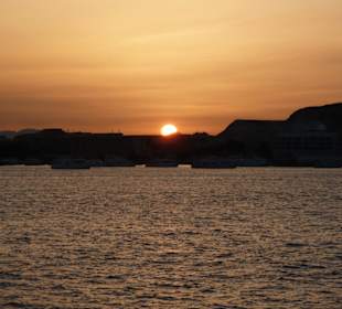 Sonnenuntergang Rückreise Mahmya