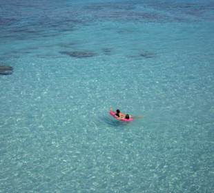 Wasser wie in der Karibik