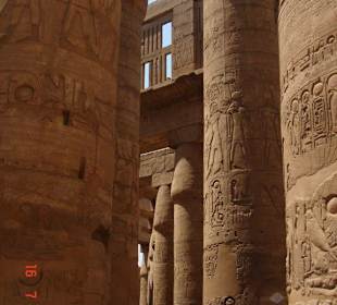 Säule im Karnak Tempel