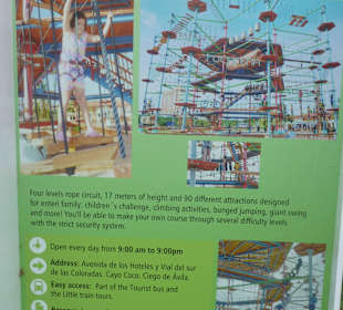 Informationstafel Kletterpark