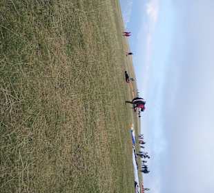 Parasailer beim Start am Monte Baldo