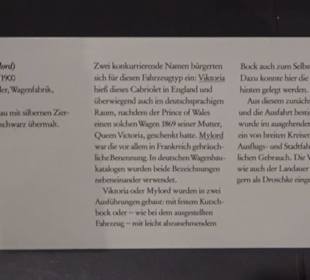 Museum für Kutschen, Chaisen & Karren