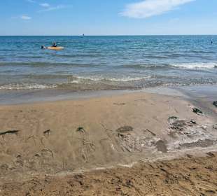 Blick auf die Badegäste