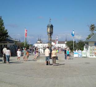 Berühmte Uhr in Ahlbeck
