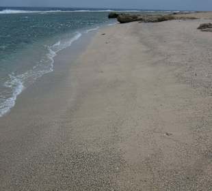 Strand außerhalb des Hotels