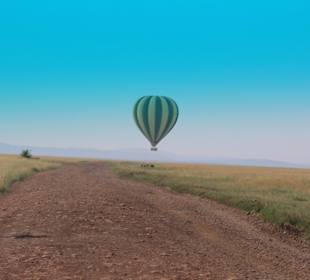 Ballonflug in den Morgenstunden