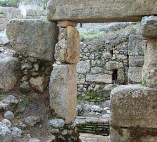 Durchgang im Badehaus