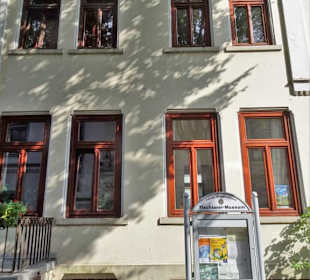 Das Wohnhaus mit dem Tischlerei-Museum