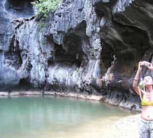 Felsen in der Small Lagoon