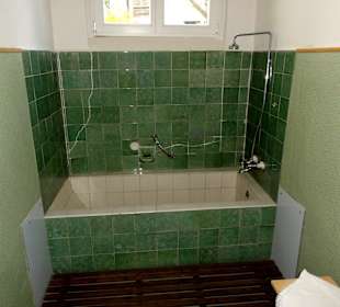 Kabine des alten Reinigungsbades