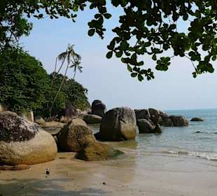 mit dem Moped um Samui
