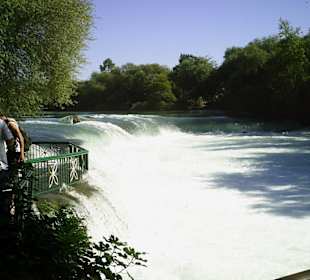 Blick zum Wasserfall /Manavgat
