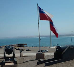 Teilansicht ehem. Fort de Arica auf dem Morro