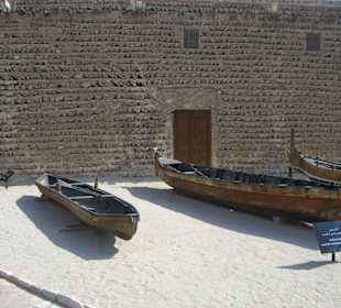 Boote im Innenhof