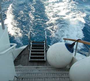 Ausflug auf dem Katamaran