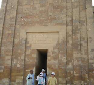 Eingang zur Anlage in Sakkara