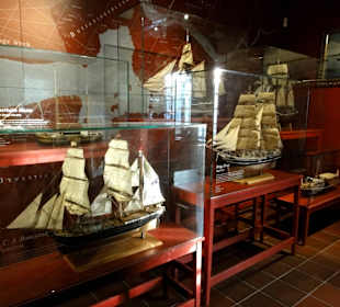 Schiffsmodelle im Museum