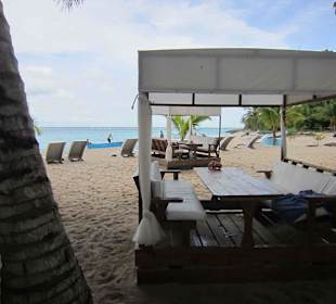 Essensplatz Saona (mit Mücken)