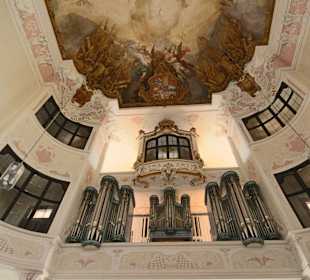 Fürstenloge in der Empore an der Westseite