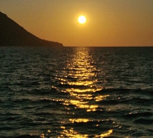 Der Tag neigt sich dem Ende zu - ab zu Stromboli