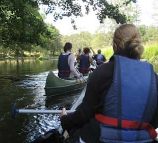 Gliding along the river
