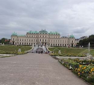 Blick vom unteren zum oberen Belvedere