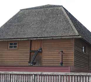 Nachbau einer historischen Schiffsmühle