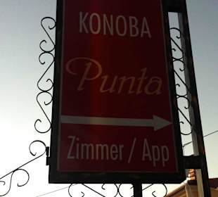 Konoba Punta (Schild)