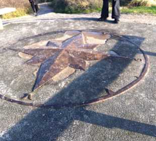 Himmelausrichtung vor Ort