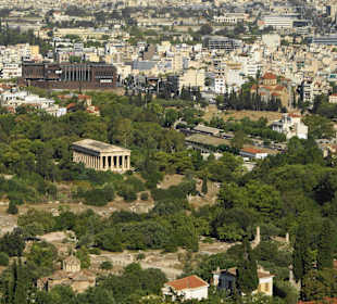 Ausblick von der Akropolis