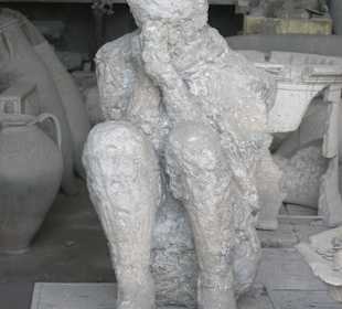 Ein Alter Mann, wie man ihn in Pompeji fand