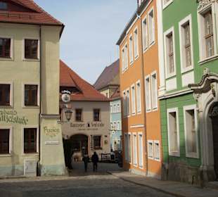 Mittelalterliche Straße in Bautzen
