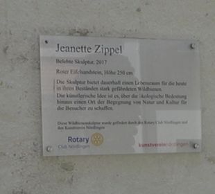 Belebte Skulptur von Jeanette Zippel