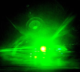 Lasershow von der MS-Brombach