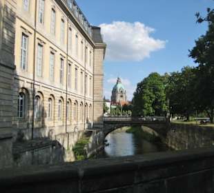 Ns. Landtag / Leineschloss - zur Leine hin