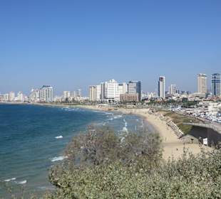 Blick von Jaffa auf Tel Aviv