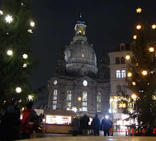 Frauenkirche im Weihnachtsglanz