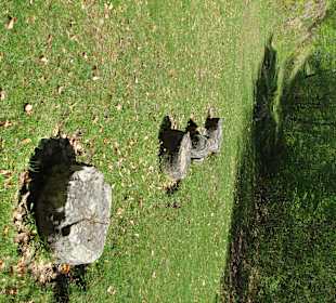 Fragment of Dacian sanctuary at Cetatuia