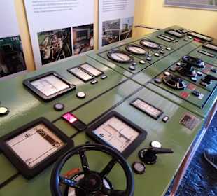 Altes Bedienpult desHebewerkes