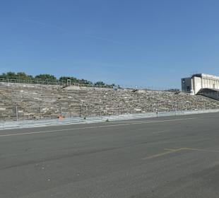 Beim Zeppelinfeld in Nürnberg