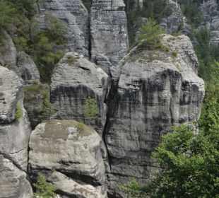 Das Bastei-Massiv, eine tolle Landschaft