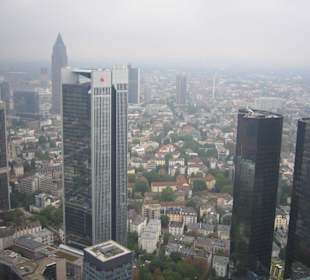 Blick auf die Stadt Frankfurt