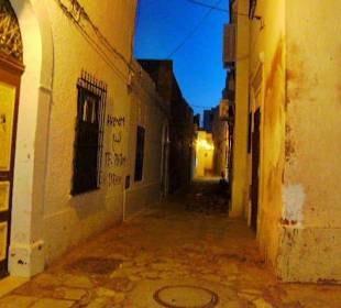 Altstadtgasse am Abend