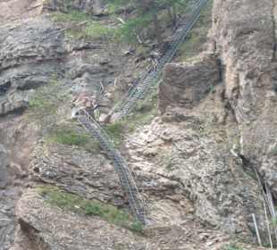 Wanderung in der Bletterbach Schlucht