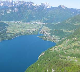 Aussichtspunkt Chapf Amden mit Walensee